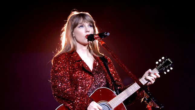 Image for article titled Fans Speculate Who Taylor Swift Might Be Talking About In New Song ‘My Weird Little Racist Guy’