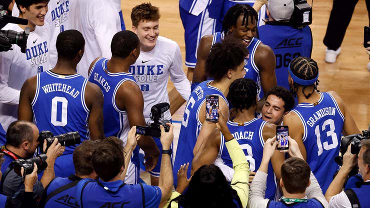 Image for NCAA Awards Title To Duke In Final Upset Of March Madness